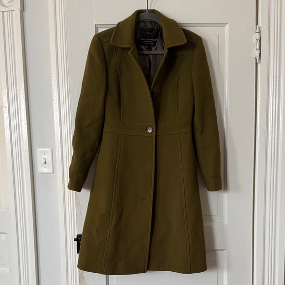 J. Crew Jackets & Blazers - Women’s J Crew olive green wool coat